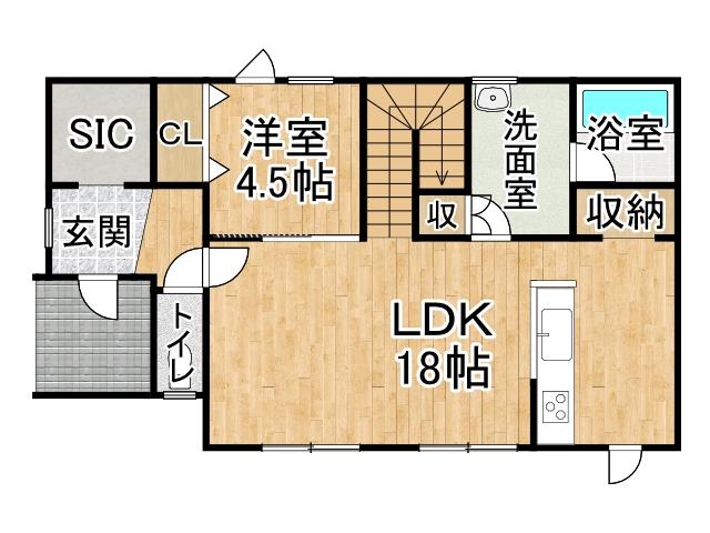 足寄町栄町１丁目【足寄町の築浅中古住宅登場！】 間取り