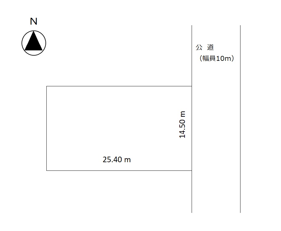 売土地　 帯広厚生病院500ｍの111坪 間取り