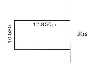 西18南5【売地】 間取り