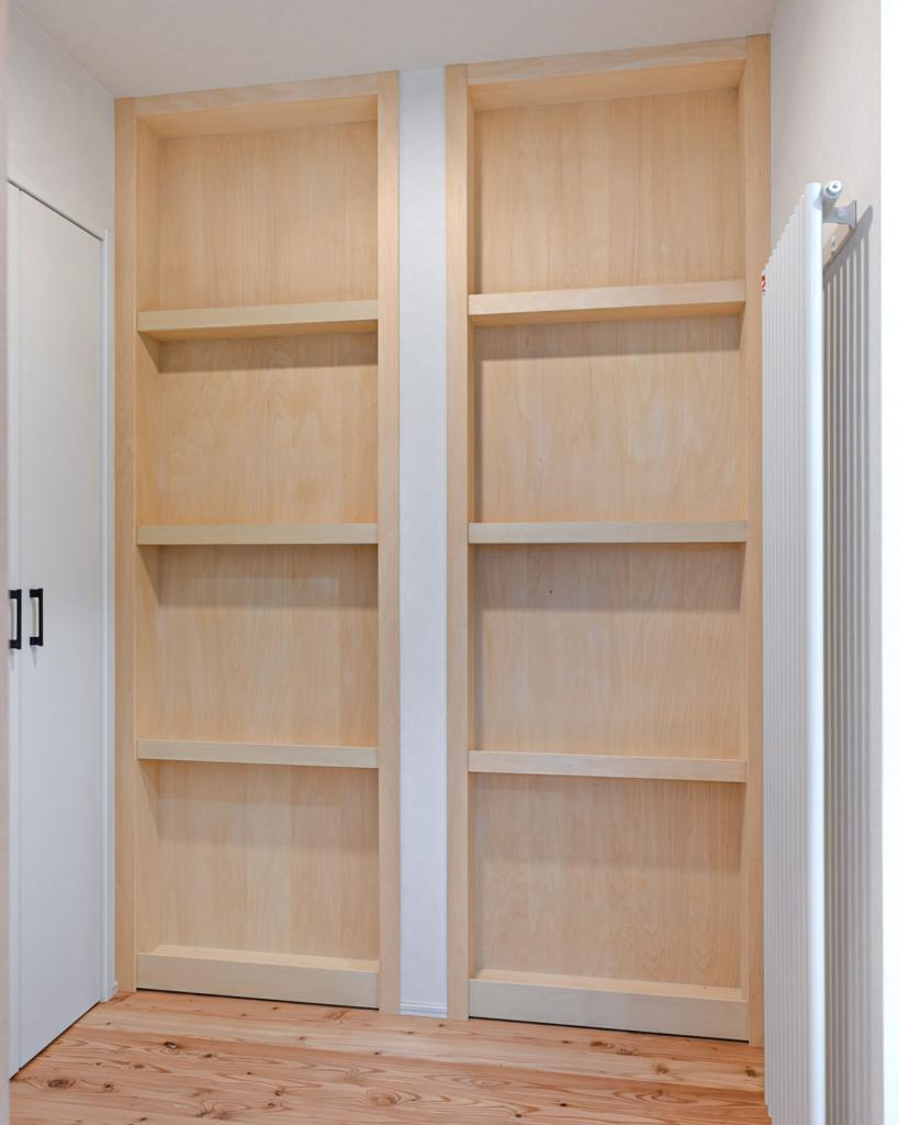 【新築】無垢と造作が心地よい『２階リビングの家』 内観