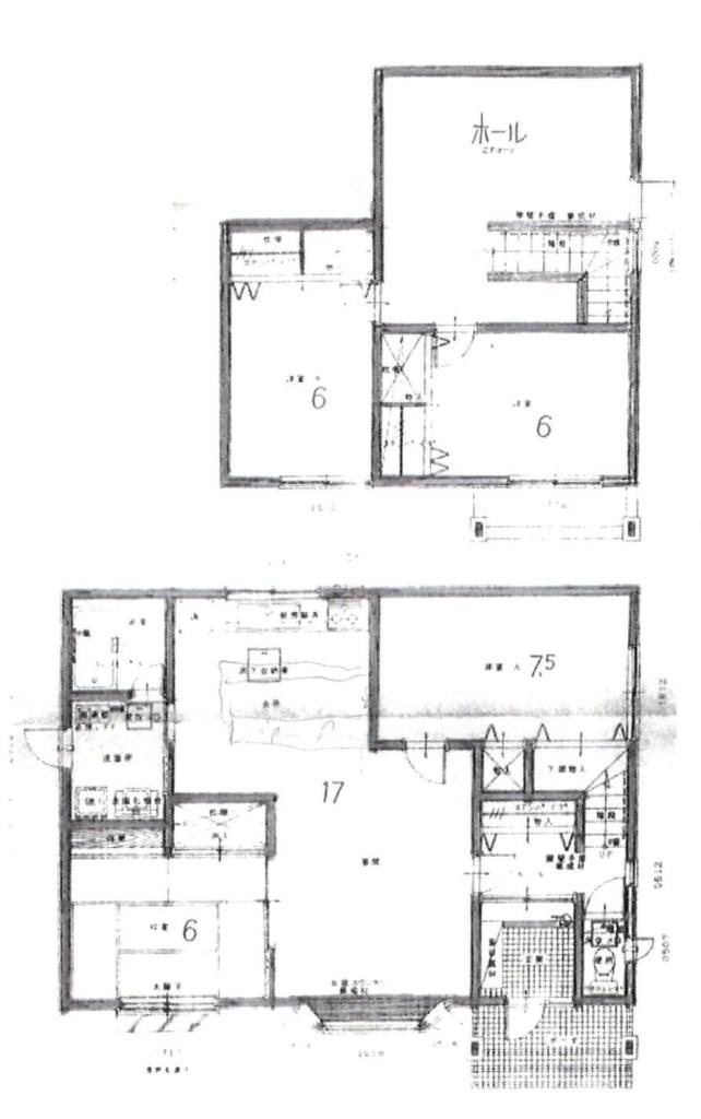 【売物件・南道路】西17条南41丁目 間取り