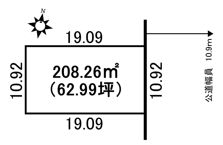 ※価格改定※東１南３＿土地  間取り