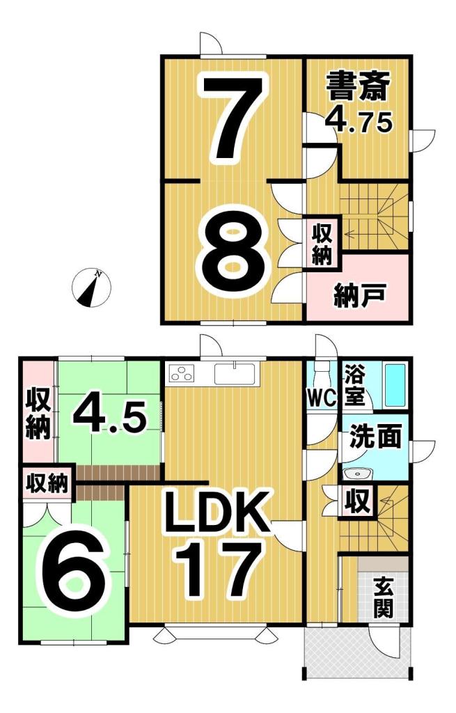 西二十一条南５丁目　リフォーム住宅 間取り