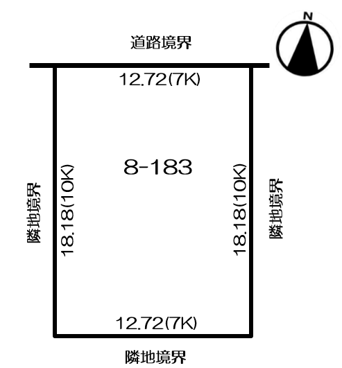 【売土地】西21南2 ☆白樺通に近く、交通・利便性良好☆ 間取り