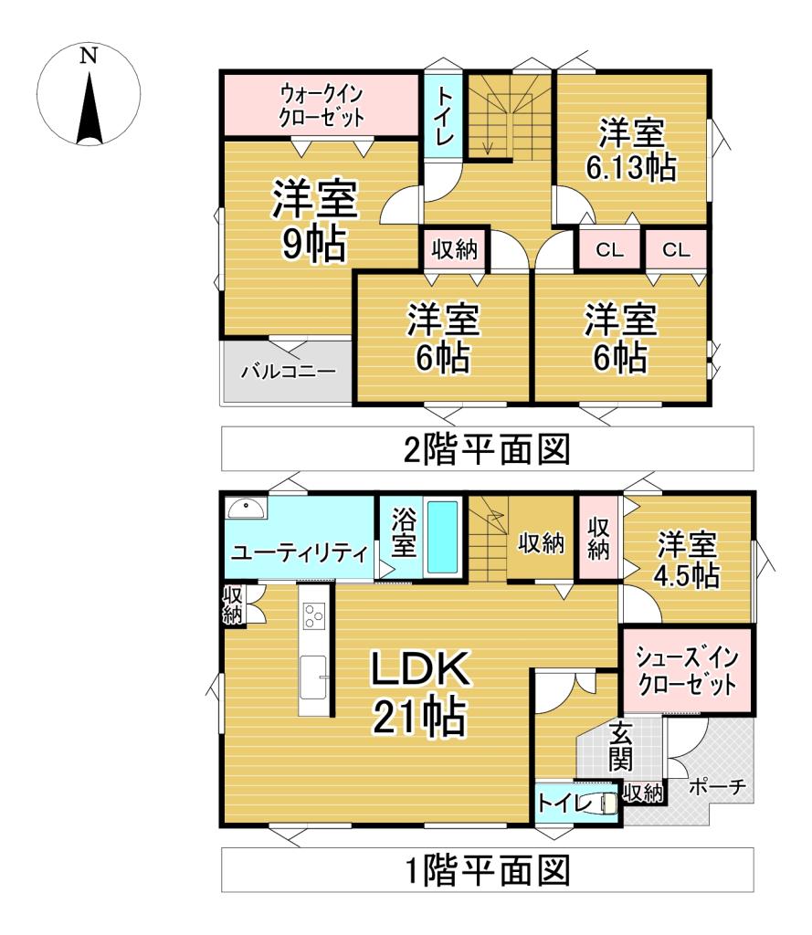 築6年♪　鹿追町仲町4＿築浅住宅 間取り