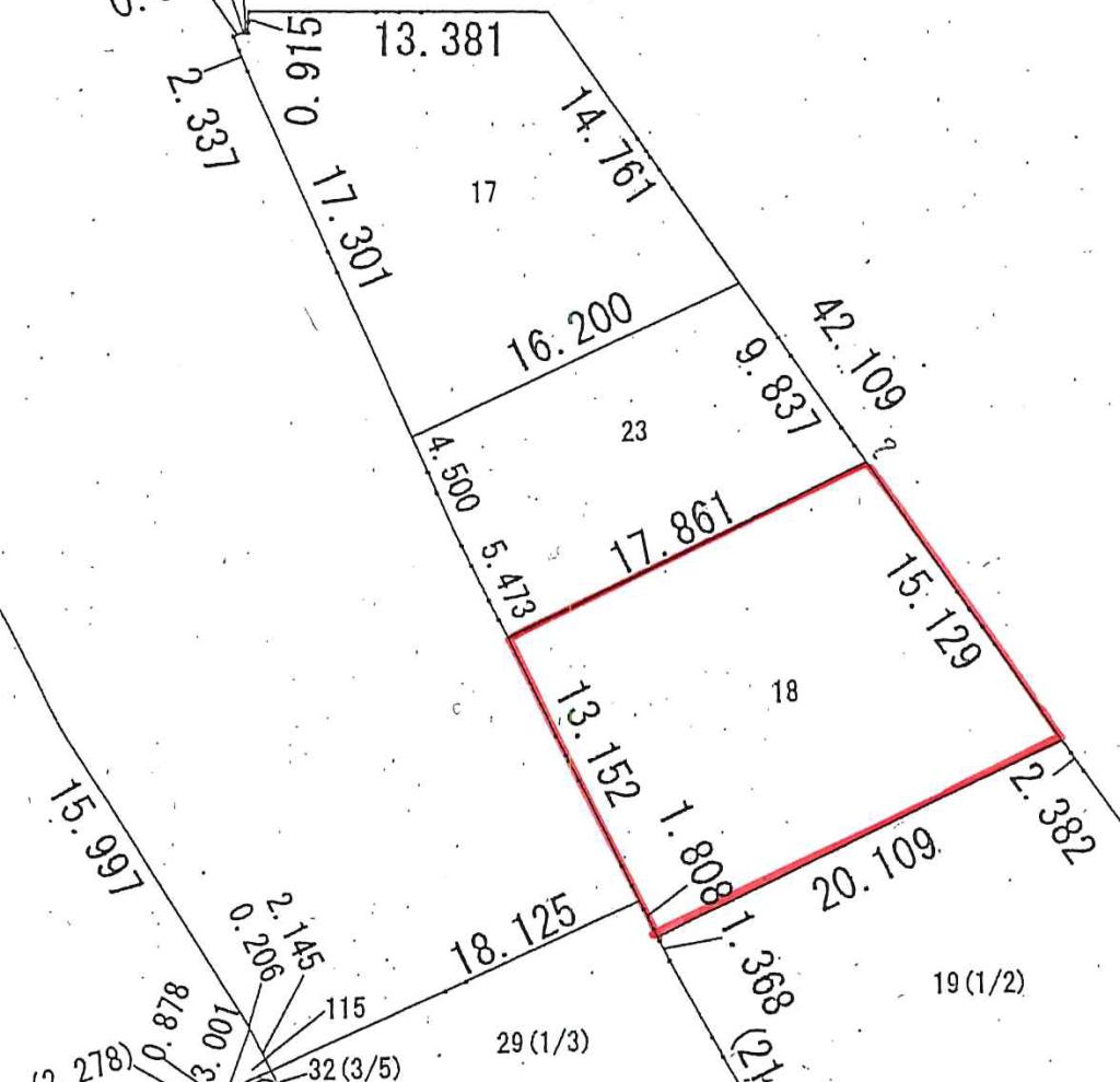 【建築条件なし！】足寄町北4条2丁目　売土地 間取り