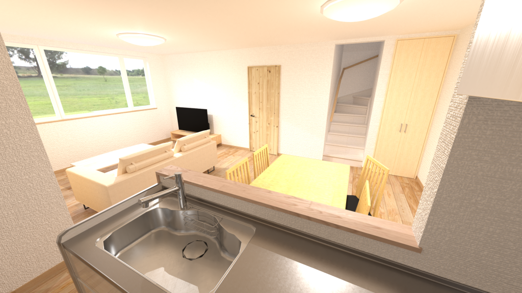 西12北5＿新築住宅 内観