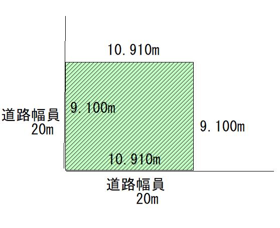 帯広市西12条南10丁目　売土地 間取り