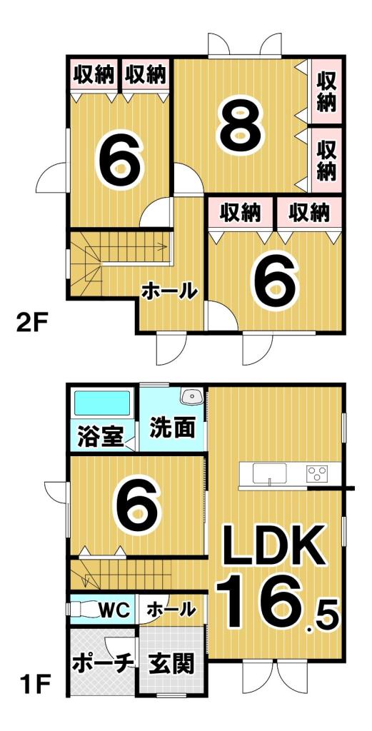 東６条南１９丁目　Ｂ棟　新築戸建 間取り