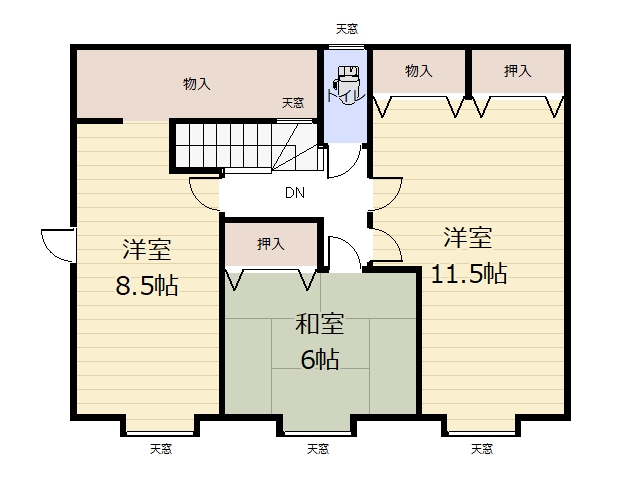 帯広市自由が丘７丁目【リフォーム完備でそのま即入居できます！！】 内観