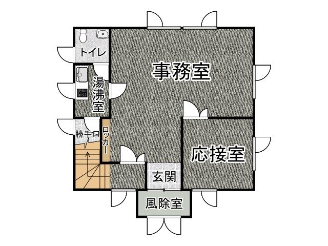 豊頃町茂岩新和町【平成９年築、建設事務所の跡地です】  間取り