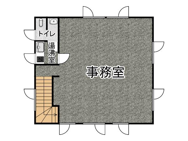 豊頃町茂岩新和町【平成９年築、建設事務所の跡地です】  内観