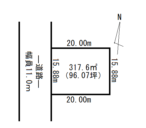 札内あかしや町　売土地 間取り