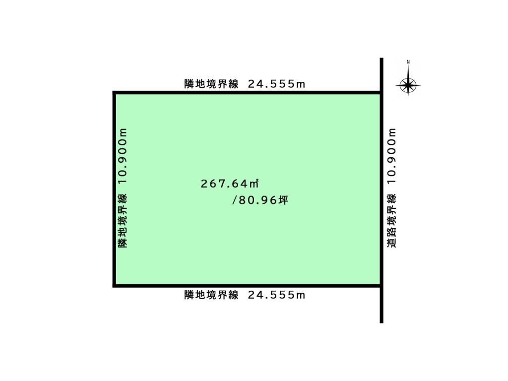 【エキチカ・仲介料なし】西7南13　売土地 間取り