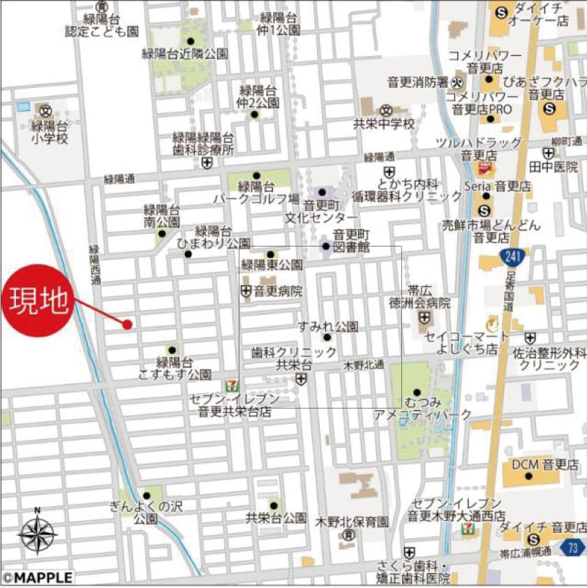 4SLDK 中古住宅 音更町緑陽台南区　敷地内3台以上駐車可能 間取り