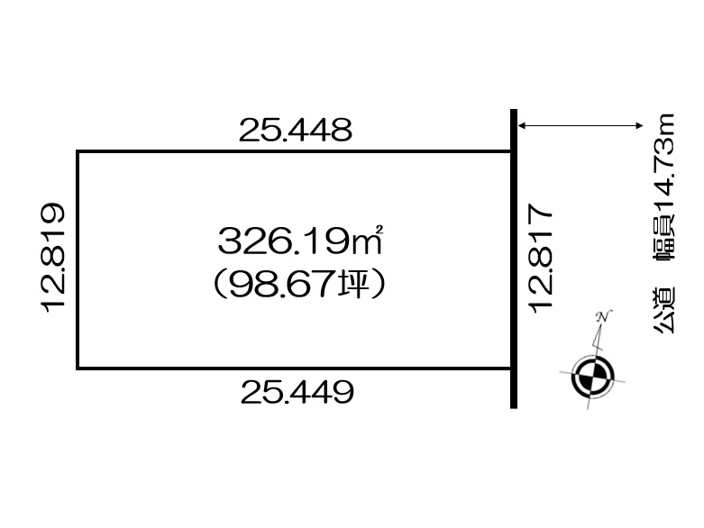 共栄台西１１－２－１７　売土地 間取り