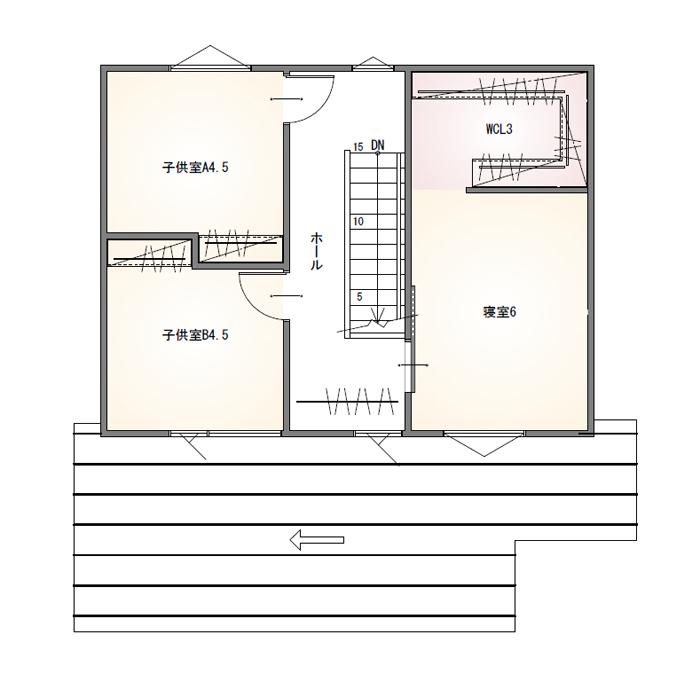 【家具・カーテンプレゼント！】帯広　大空モデル【太陽光パネル付】 内観