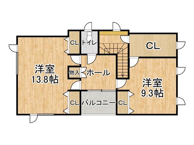 芽室町本通南８丁目【芽室町の４ＬＤＫの中古住宅登場！】 内観