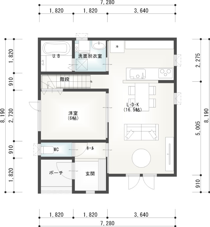 ※商談中※東6南19C棟 間取り