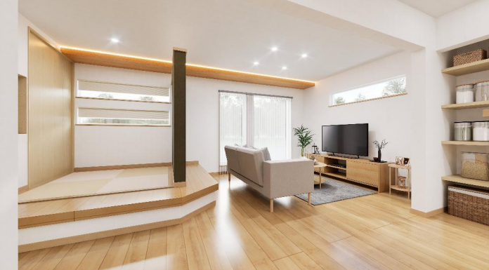 2/28よりGRAND OPEN！！《yomogi--  ｰヨモギｰ》帯広市西9条南19丁目モデルハウス【太陽光7.92kw搭載・家具付き‼】 内観