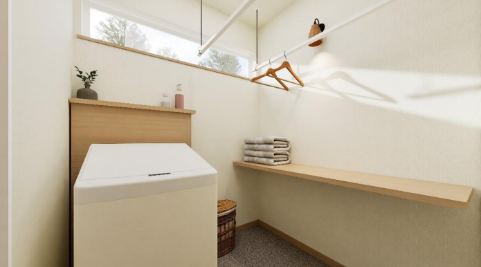 2/28よりGRAND OPEN！！《yomogi--  ｰヨモギｰ》帯広市西9条南19丁目モデルハウス【太陽光7.92kw搭載・家具付き‼】 内観