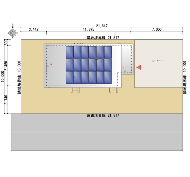 【商談中】《Bronge-ブロンジュ》音更町南鈴蘭南1丁目モデルハウス【太陽光7.92kw搭載・家具付き‼】 間取り