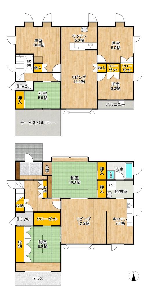売中古住宅（西２２南３） 間取り