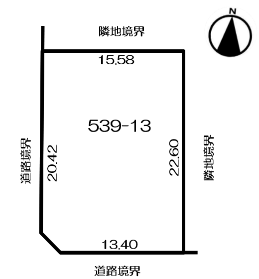 【売土地】西6南33 ☆買い物などの利便性良好な南西角地☆  間取り