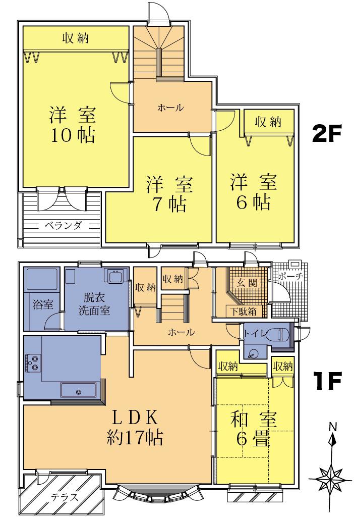 【価格変更】白人小区域　札内青葉町 4SLDK中古住宅 内観