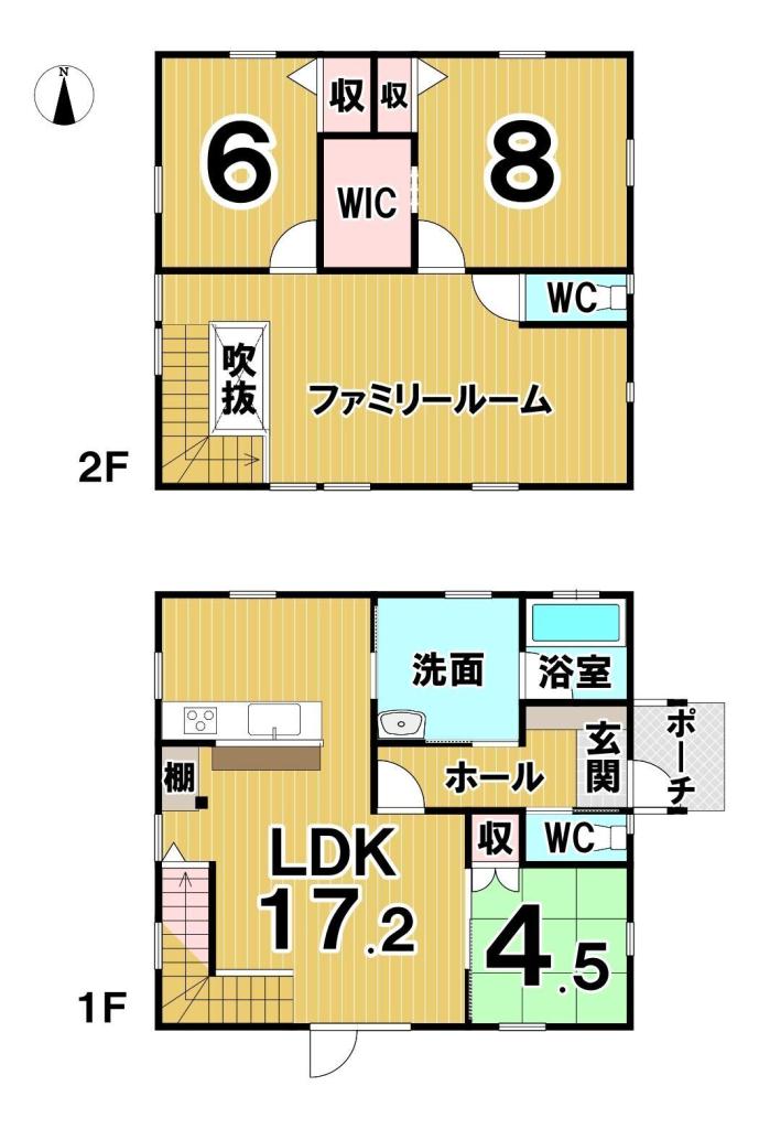 幕別町旭町　中古戸建 間取り