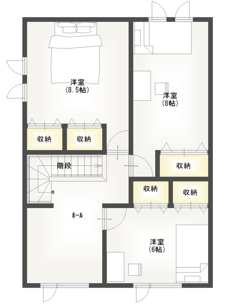 【予約受付中】西19南2　新築住宅　A棟 内観