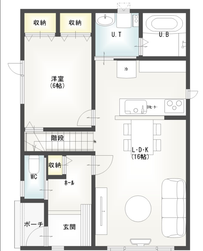 ※予約受付中※西19南2　新築住宅　A棟 間取り