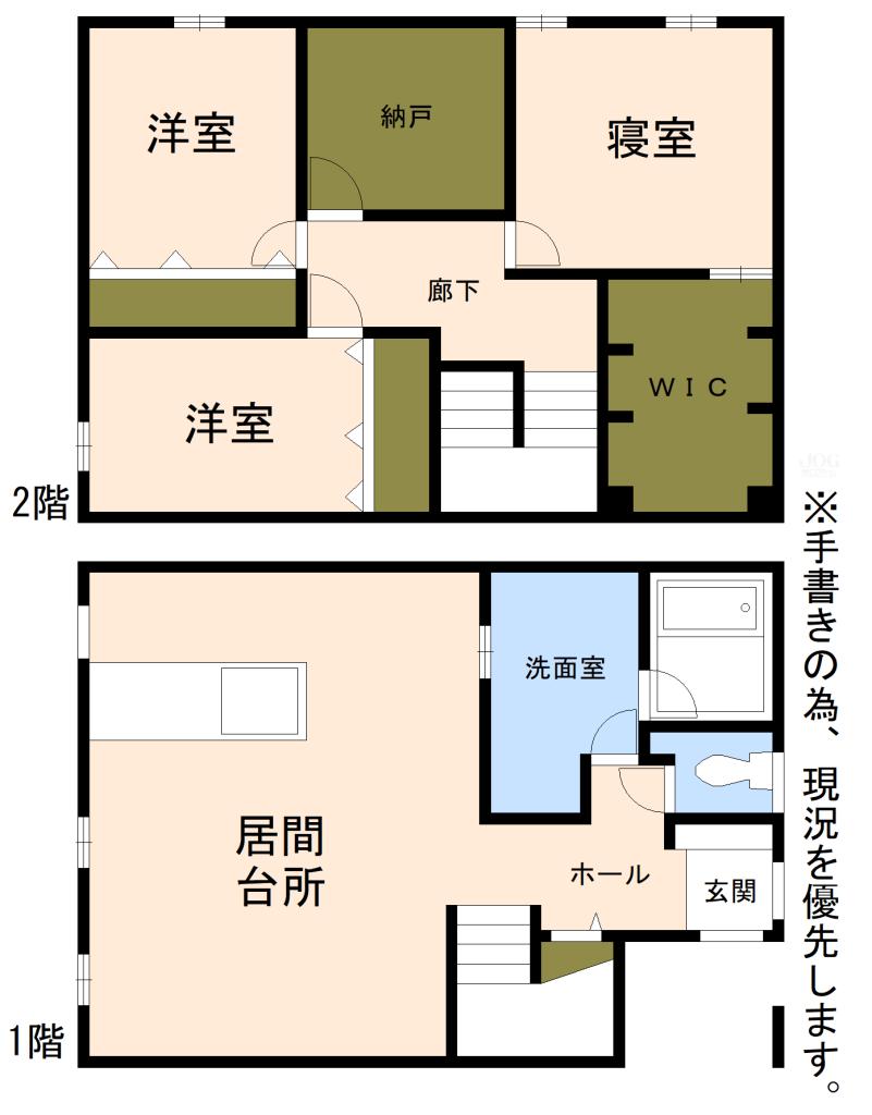 西17条南27丁目　戸建 間取り