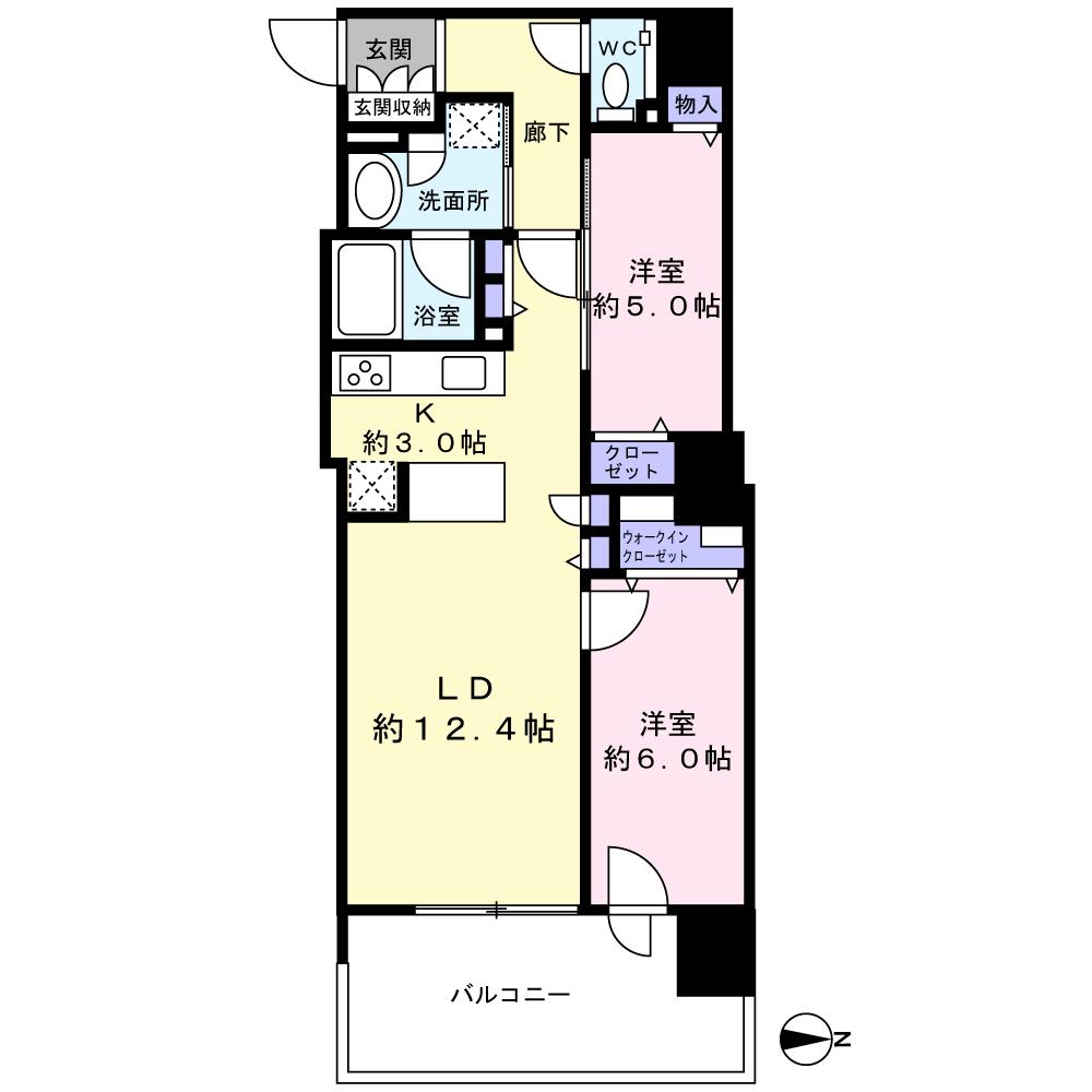 The TOWER OBIHIRO 間取り