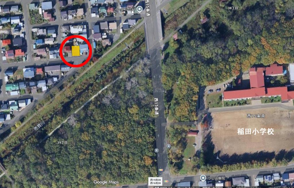 【南向き・仲介料なし】西16南38　売土地 周辺