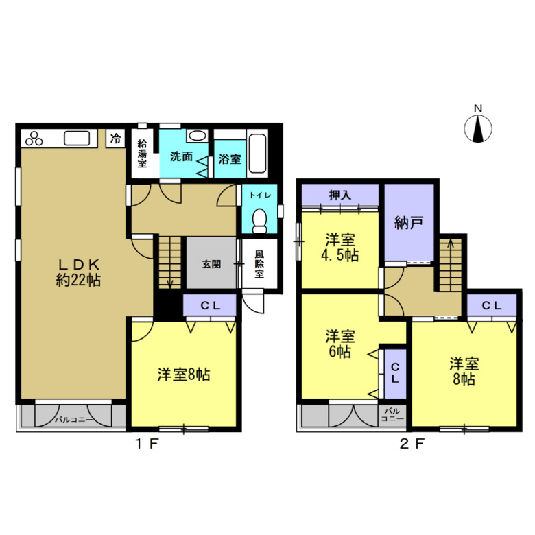 【リフォーム中】帯広市東7条南20丁目 間取り