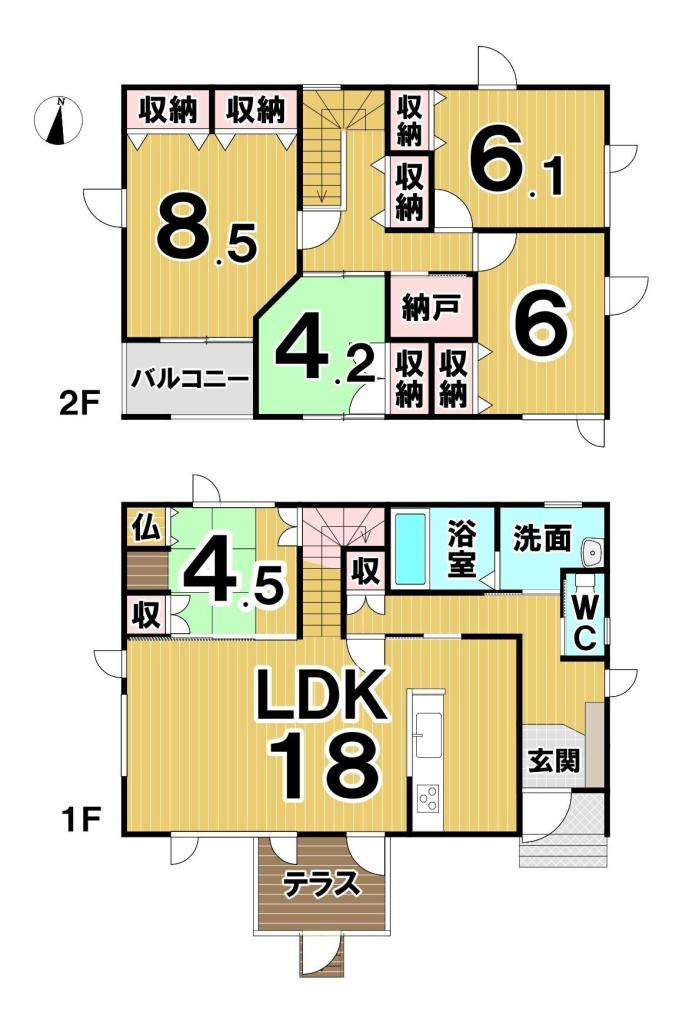 西１６条南４０丁目　中古戸建 間取り
