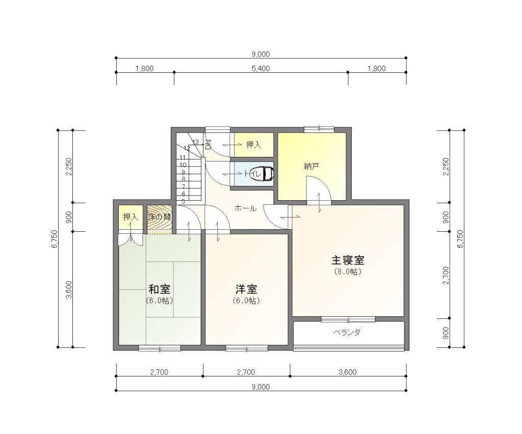 【3/23価格改定】帯広市西21条南3丁目　戸建て　開西小／緑園中 内観