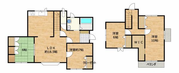 【リフォーム済】帯広市西二十二条南３丁目  間取り