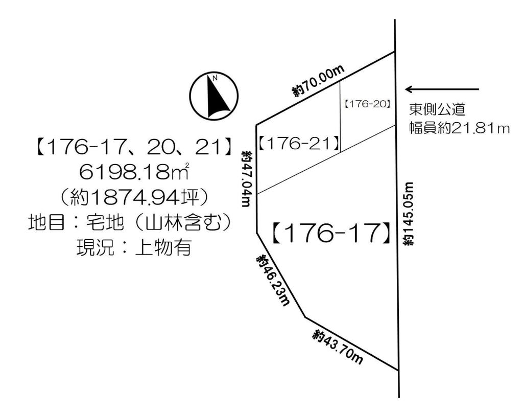中札内村元大正基線　売土地 間取り