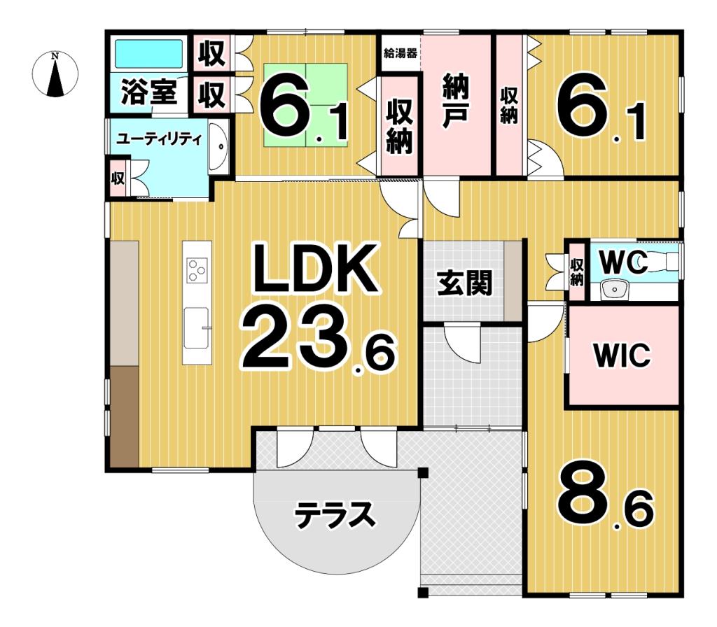 ☆美邸☆西２３条南４丁目　中古戸建 間取り