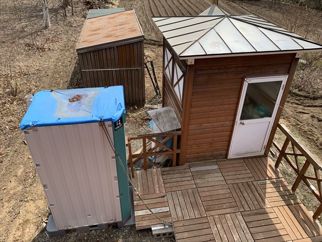 帯広市以平町　プレハブ付き別荘地 内観