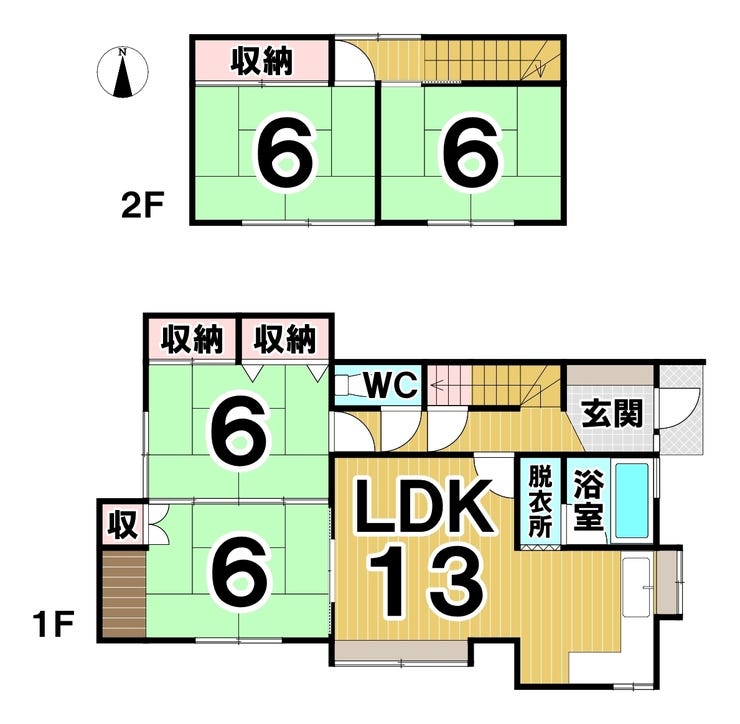 【価格改定】幕別町錦町　中古戸建 間取り