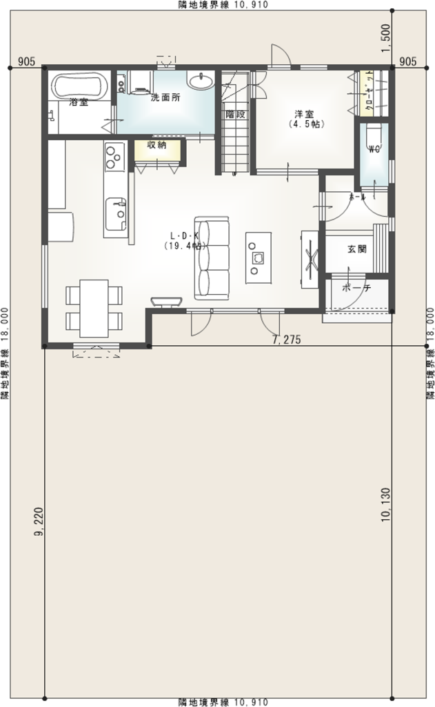 【予約受付中】緑陽台南区　東棟　新築住宅 内観