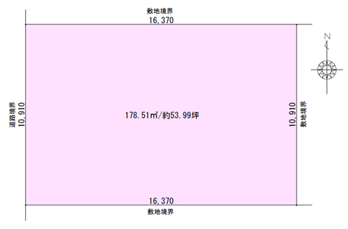 大通南２９ 売り土地 間取り