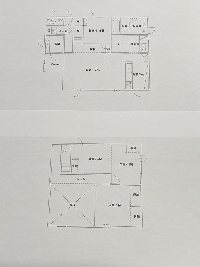 幕別町札内桂町売家  間取り