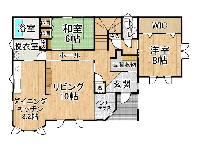 西１８条南２丁目【西エリアのセミ電化４ＬＤＫ登場！！】  間取り