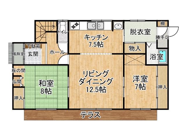 本別町東町【緑豊かで広々とした敷地！約１２７坪！】 内観