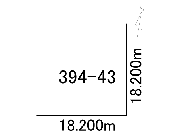 帯広市川西町３４９番４３【南東角地！敷地面積約１００坪！】 間取り
