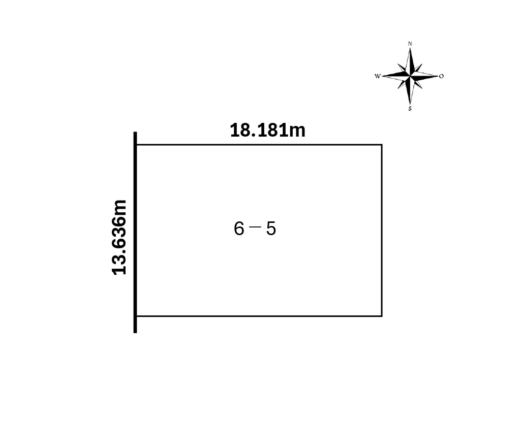 (価格改定)音更町木野大通東18丁目売り土地  間取り